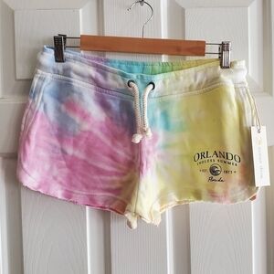 NWT Ocean Drive Orlando Florida Endless Summer Tie-Dye Women's Shorts Size L